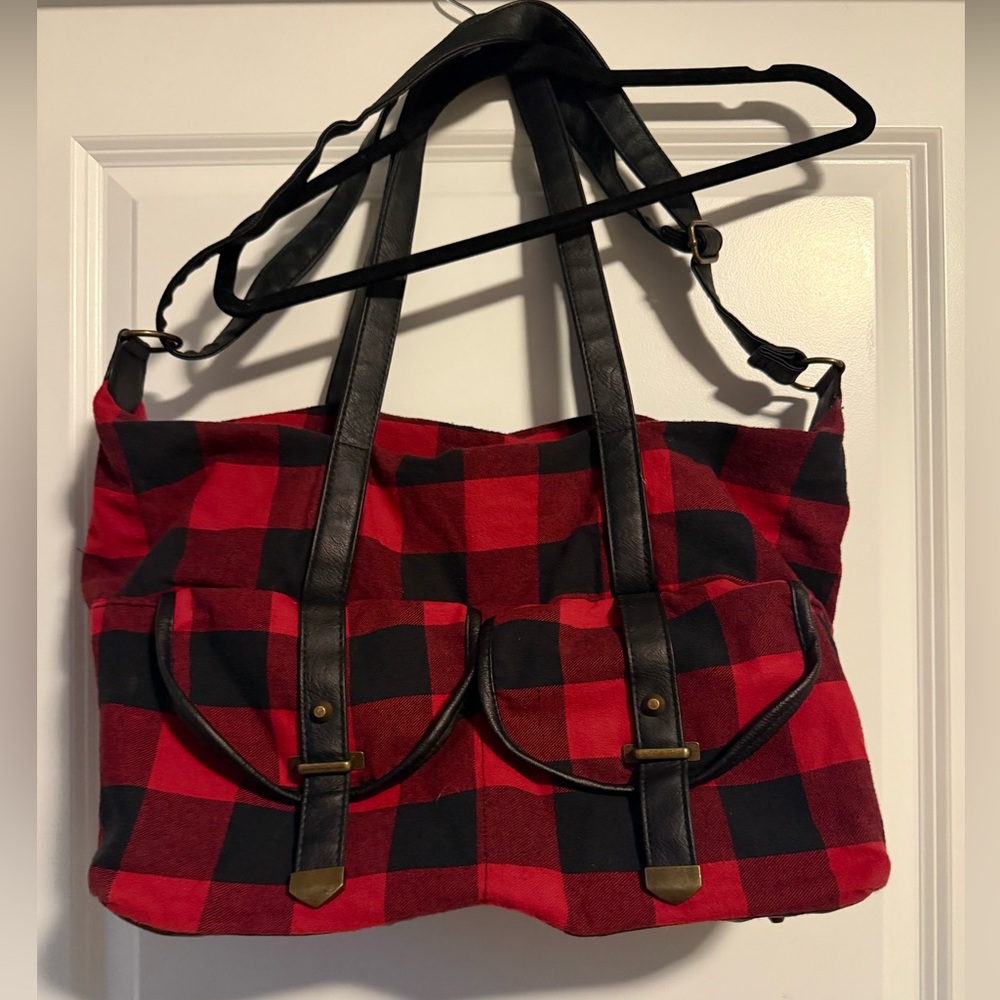 Mossimo Buffalo Plaid Travel Bag